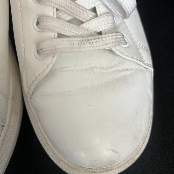 Time and Tru White Chunky Lace Up Athletic Tennis Sneaker Shoes Size 9 - Picture 16 of 16